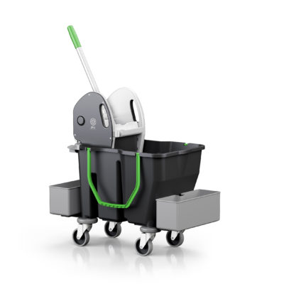 Black is green trolley with caddy